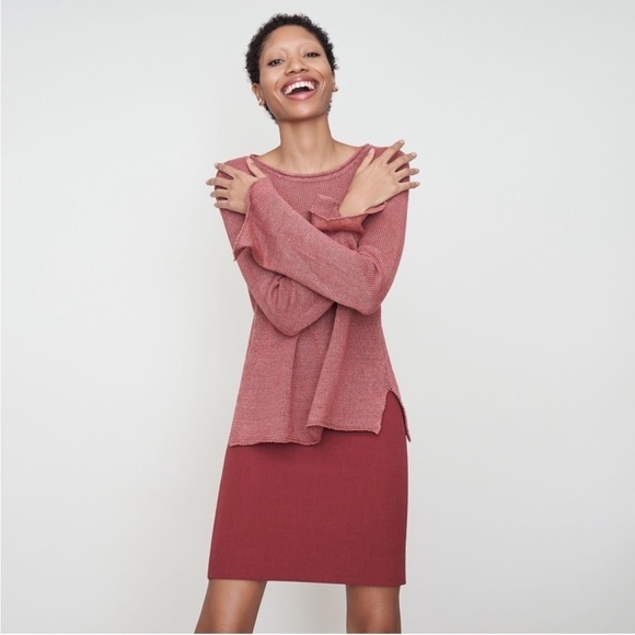 MM Lafleur The Noho Skirt in Brick Red - Picture 4 of 9